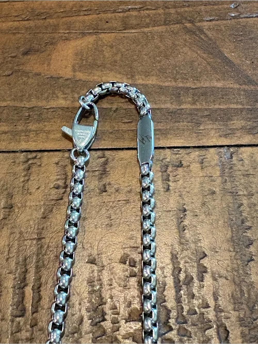 Silver Tone Chain Necklace